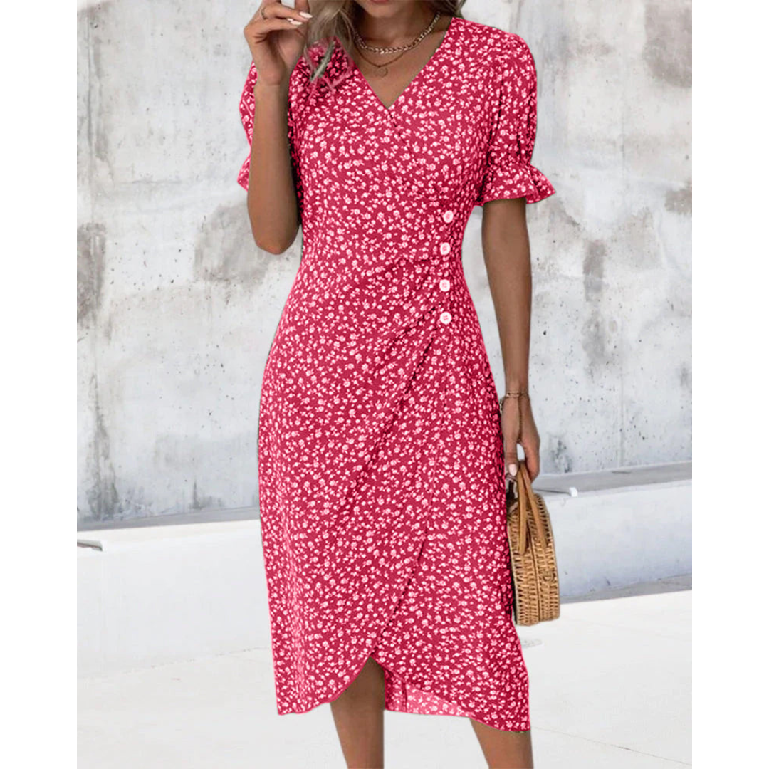 Iliana⢠Elegant Ladies Midi Split Dress