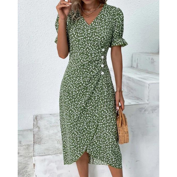 Iliana⢠Elegant Ladies Midi Split Dress