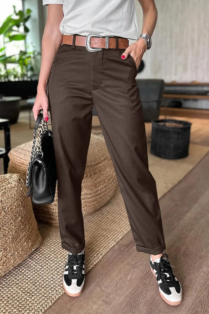 Riviera⢠Striped Tailored Trousers