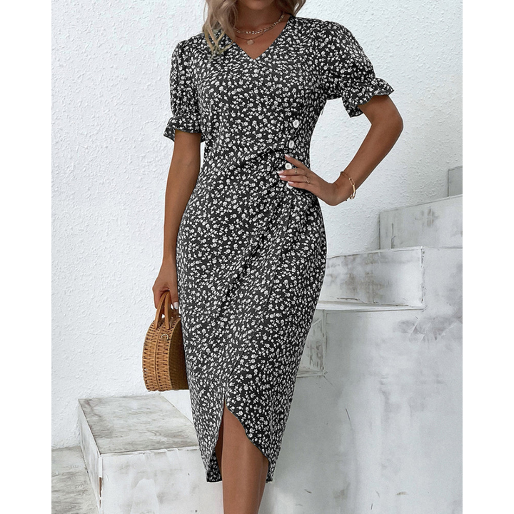 Iliana⢠Elegant Ladies Midi Split Dress