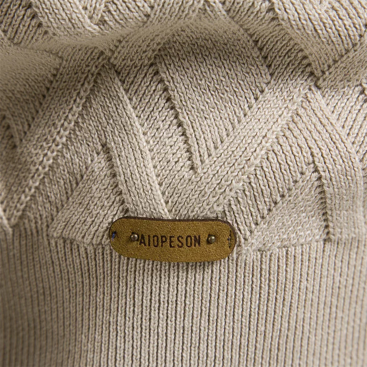 George - Men's Sweater with Check Pattern