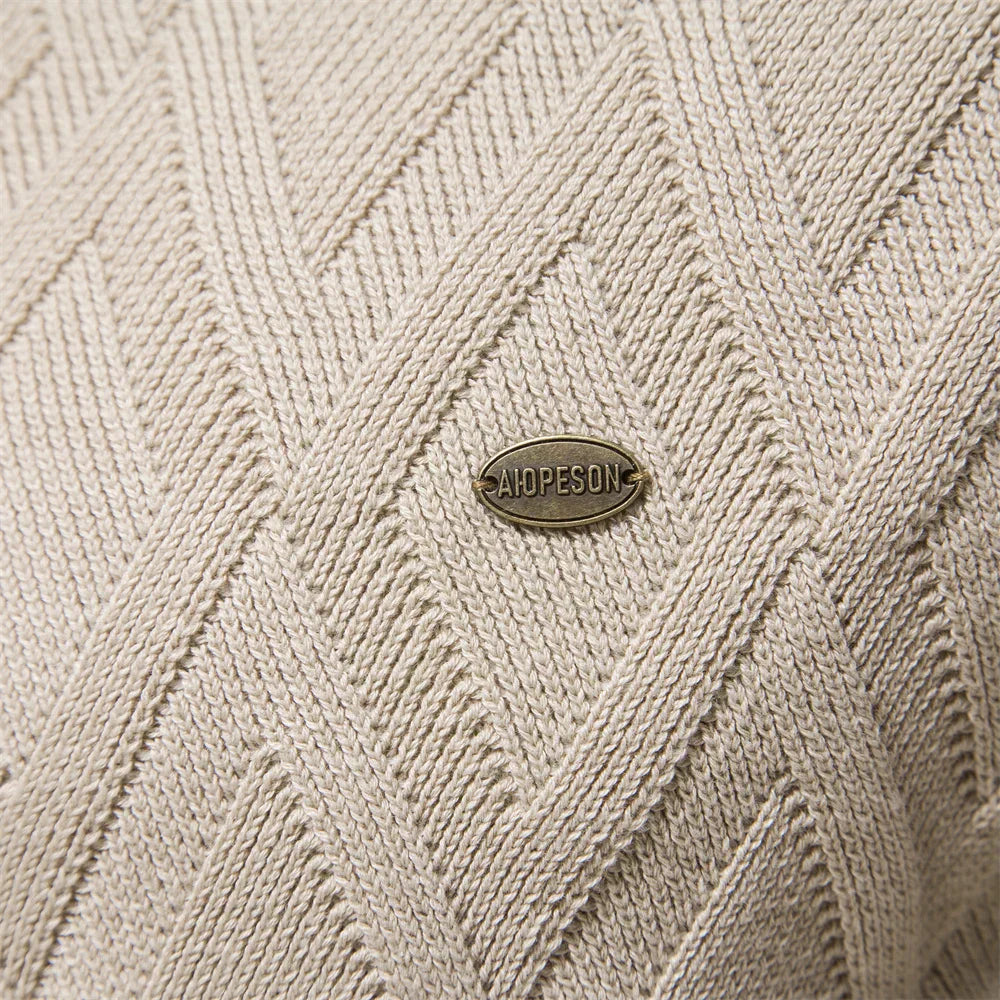 George - Men's Sweater with Check Pattern