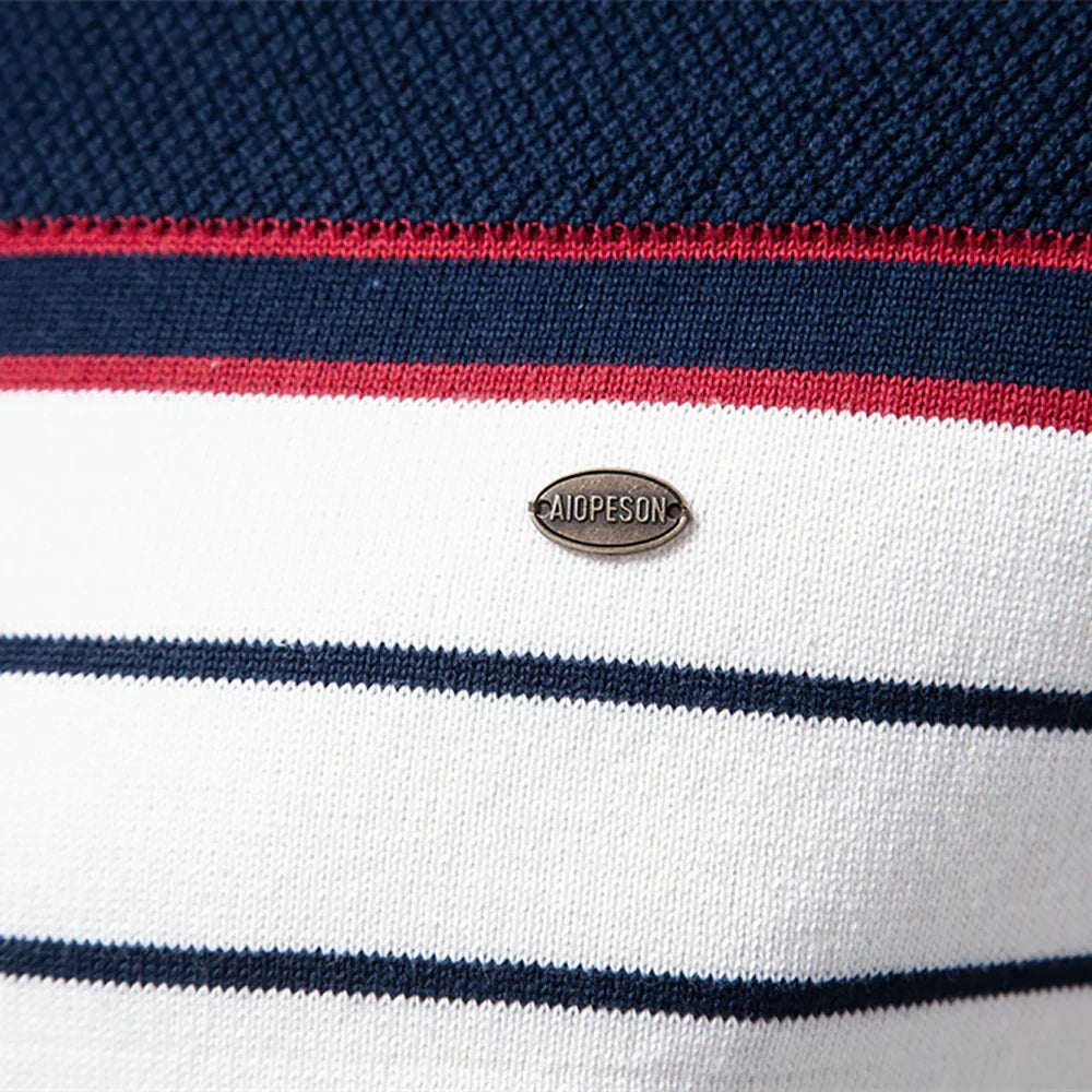 Thomas - Men's Sweater with Striped Pattern