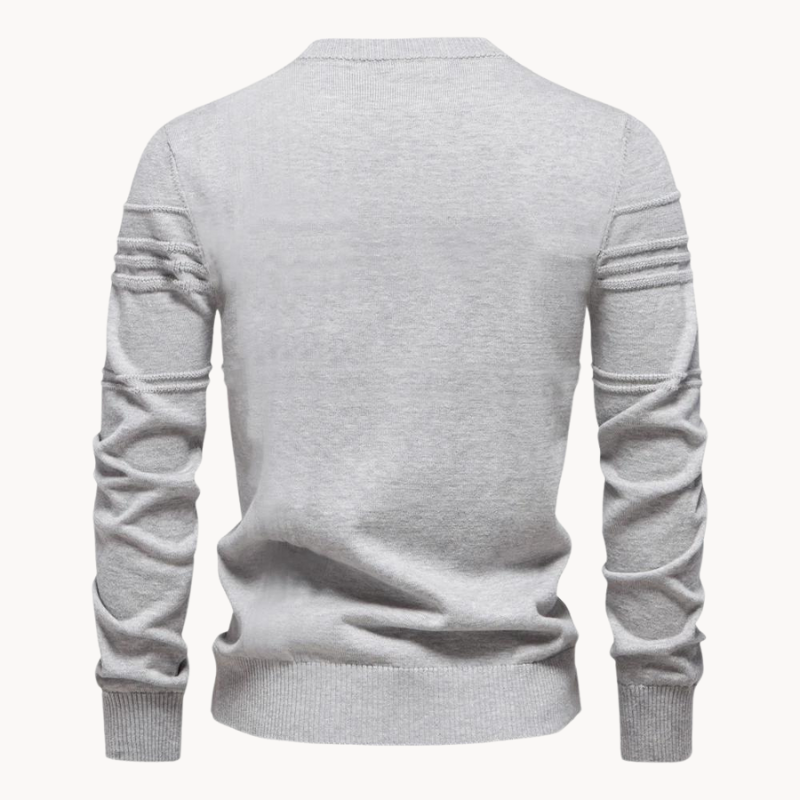 William - Stylish Men's Sweater with Check Design