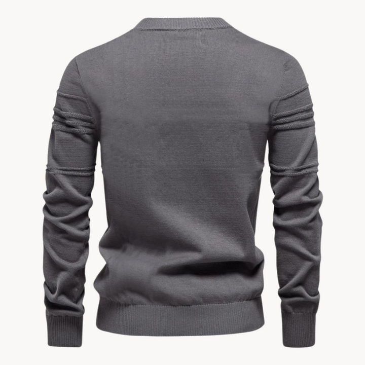 William - Stylish Men's Sweater with Check Design