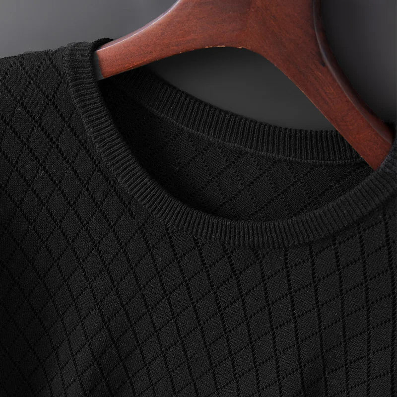 Reed | Diamond-Pattern Summer T-Shirt