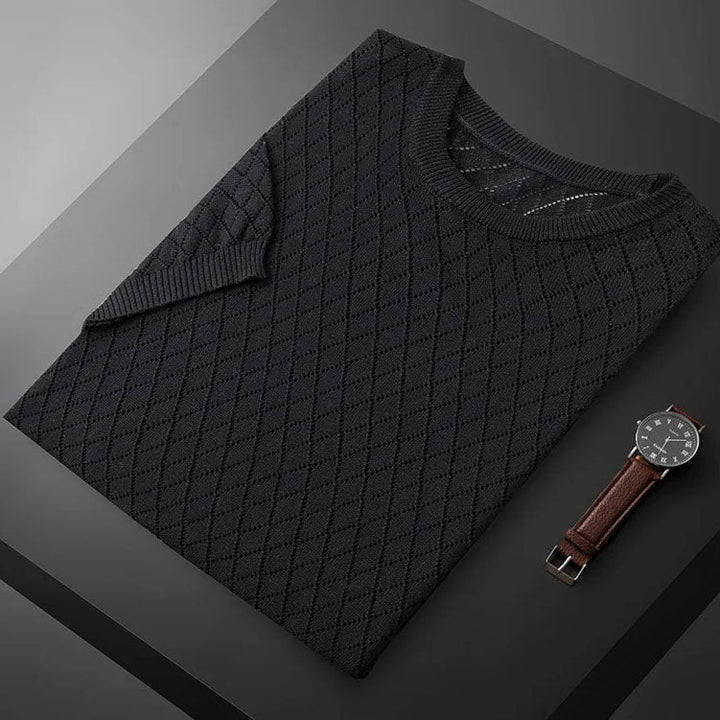 Reed | Diamond-Pattern Summer T-Shirt