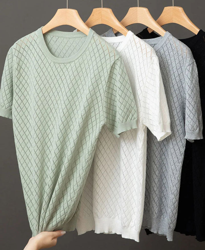 Reed | Diamond-Pattern Summer T-Shirt