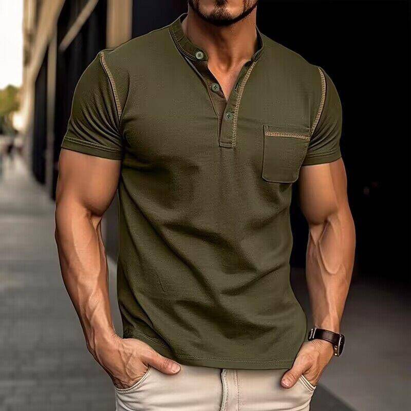 Giordano | Elegant Henley Polo