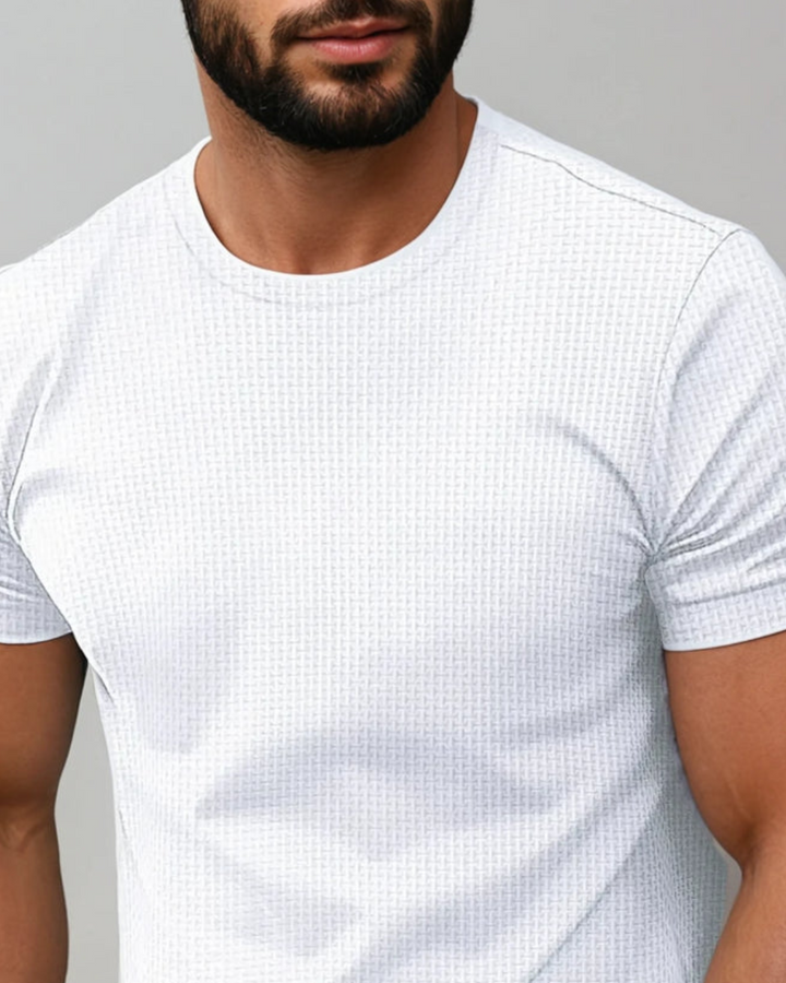 Axel | Fitted Lightweight Cotton T-Shirt