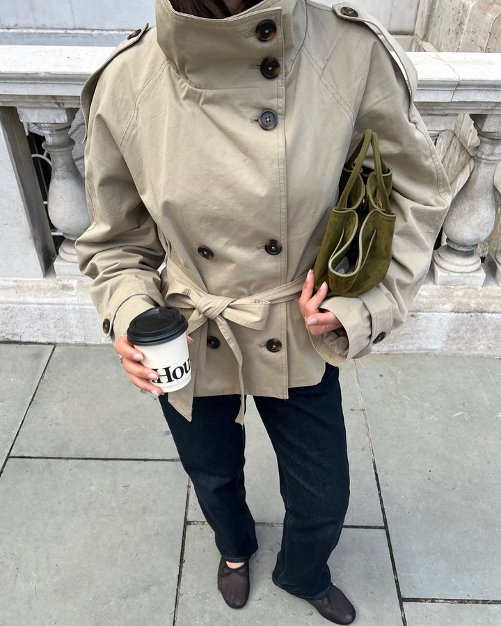 OLIVIA | Short Trench Coat