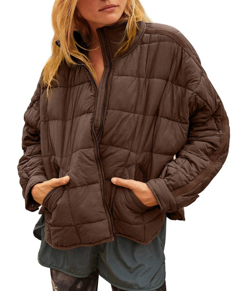 APARILA - Lightweight Compact Zip Puffer Jacket