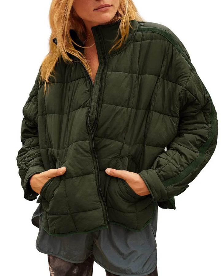 APARILA - Lightweight Compact Zip Puffer Jacket