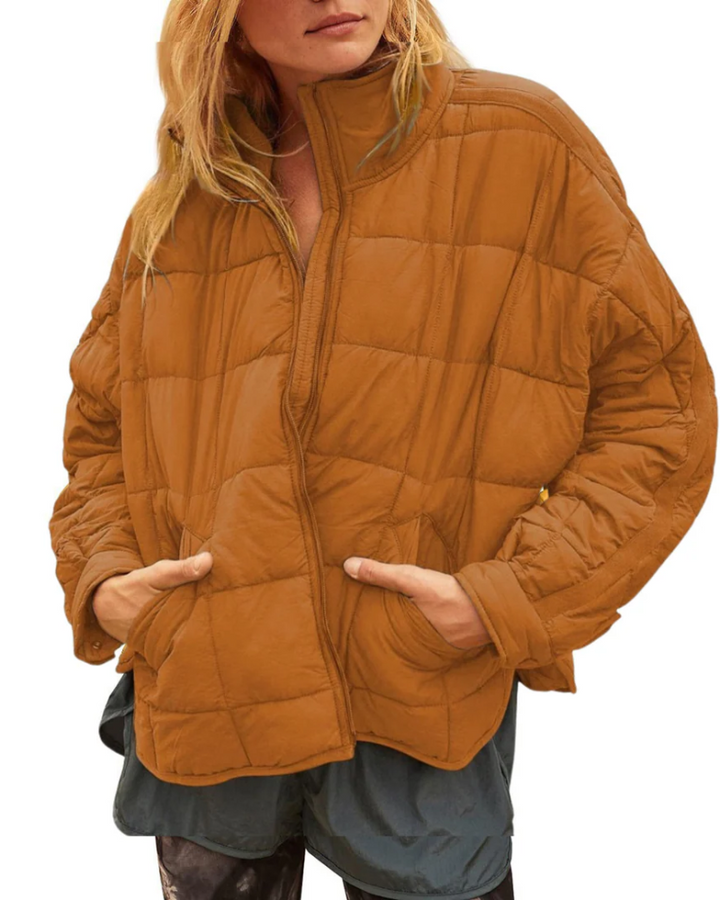 APARILA - Lightweight Compact Zip Puffer Jacket