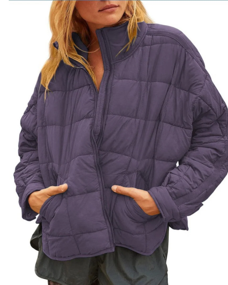 APARILA - Lightweight Compact Zip Puffer Jacket