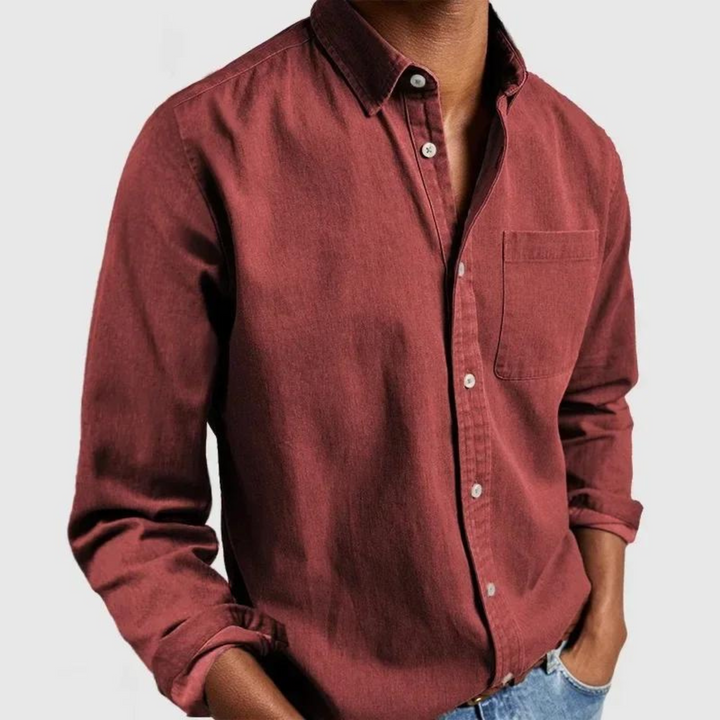 Mantova - Men's Refined Cotton Shirt
