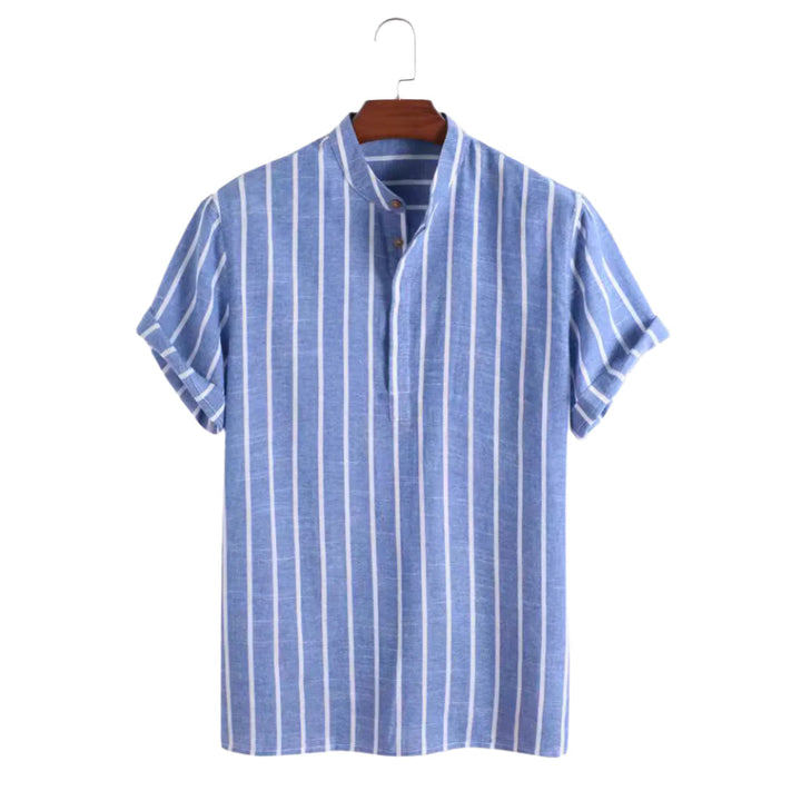 Riva – Men’s Striped Cotton Casual Shirt