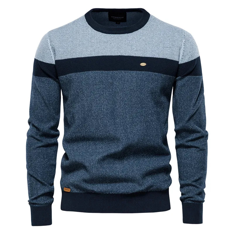 Oscar - Men's Sweater with Round Neck