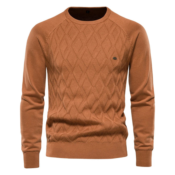 George - Men's Sweater with Check Pattern