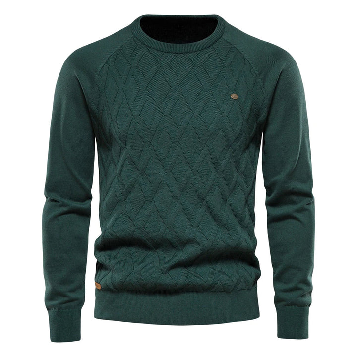 George - Men's Sweater with Check Pattern