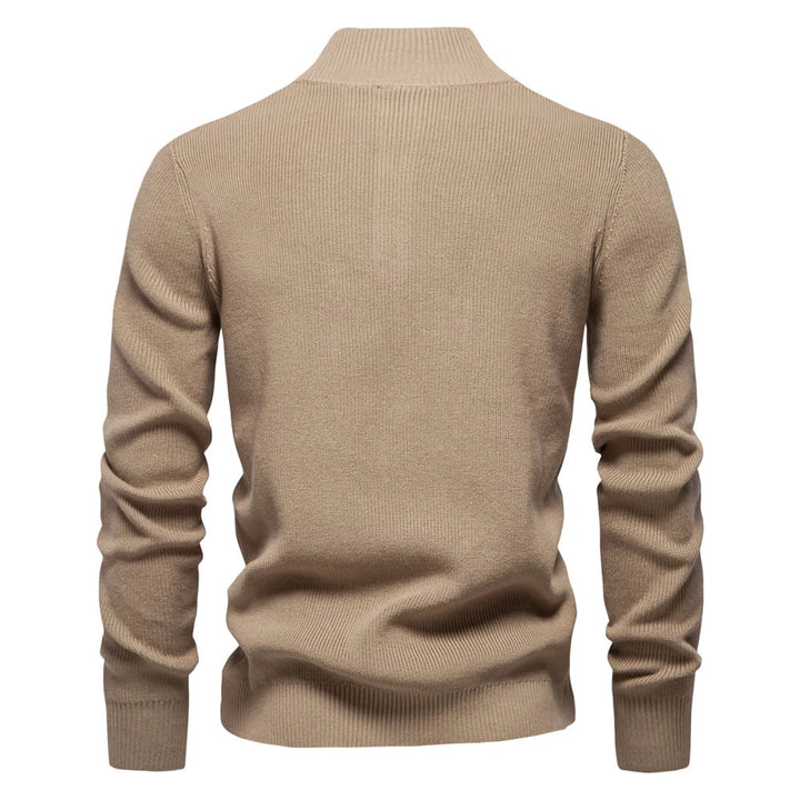 James - Men's Sweater with Button Design