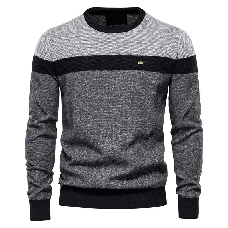 Oscar - Men's Sweater with Round Neck