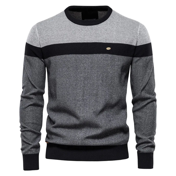 Oscar - Men's Sweater with Round Neck