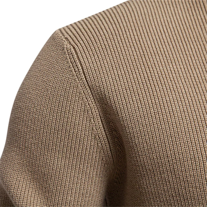 James - Men's Sweater with Button Design