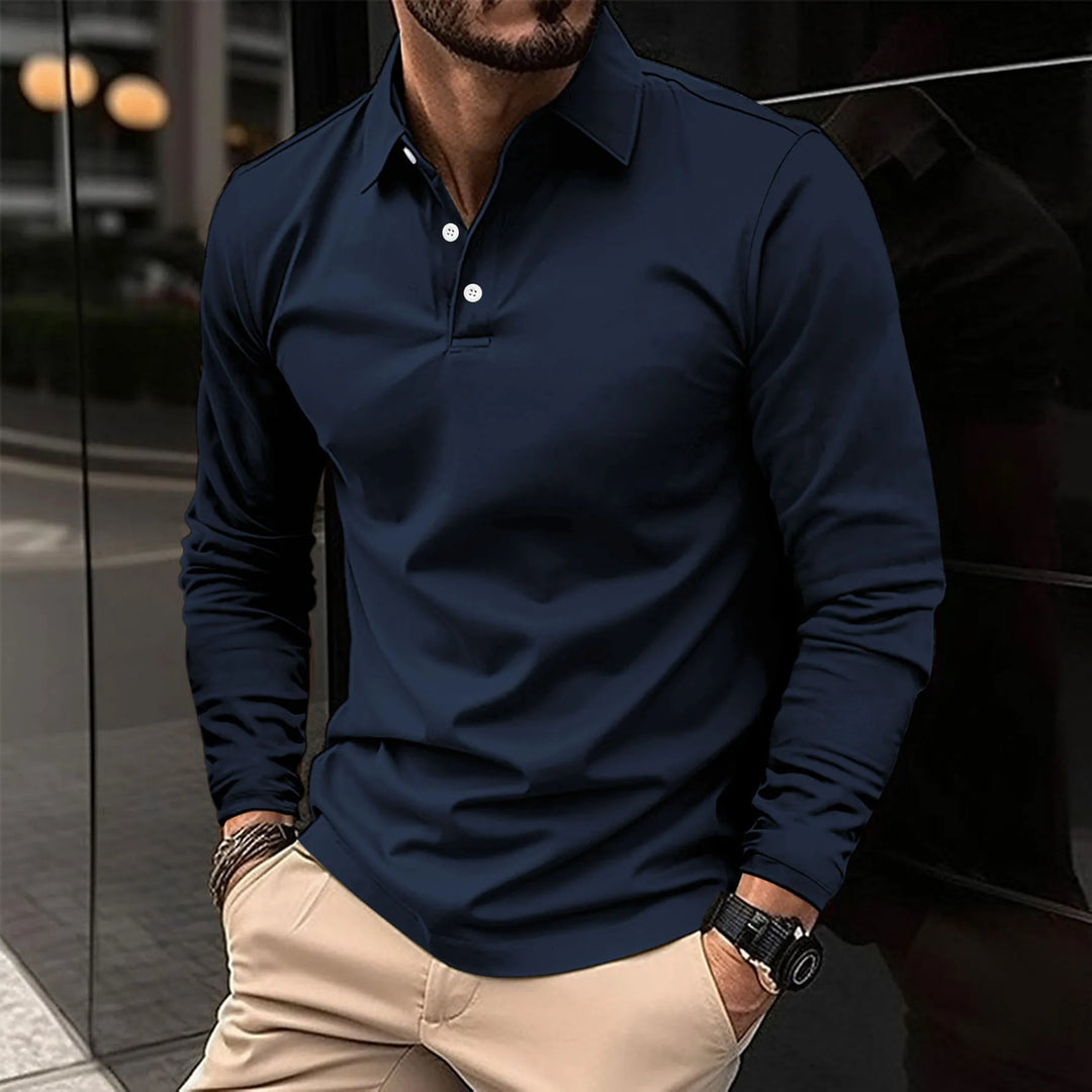 Ethan | Casual Long-Sleeved Polo