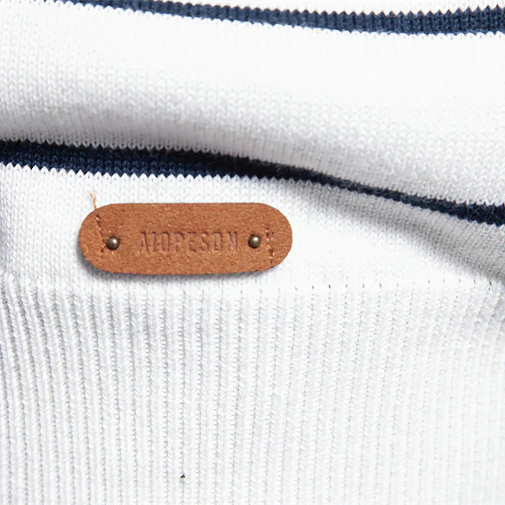 Thomas - Men's Sweater with Striped Pattern