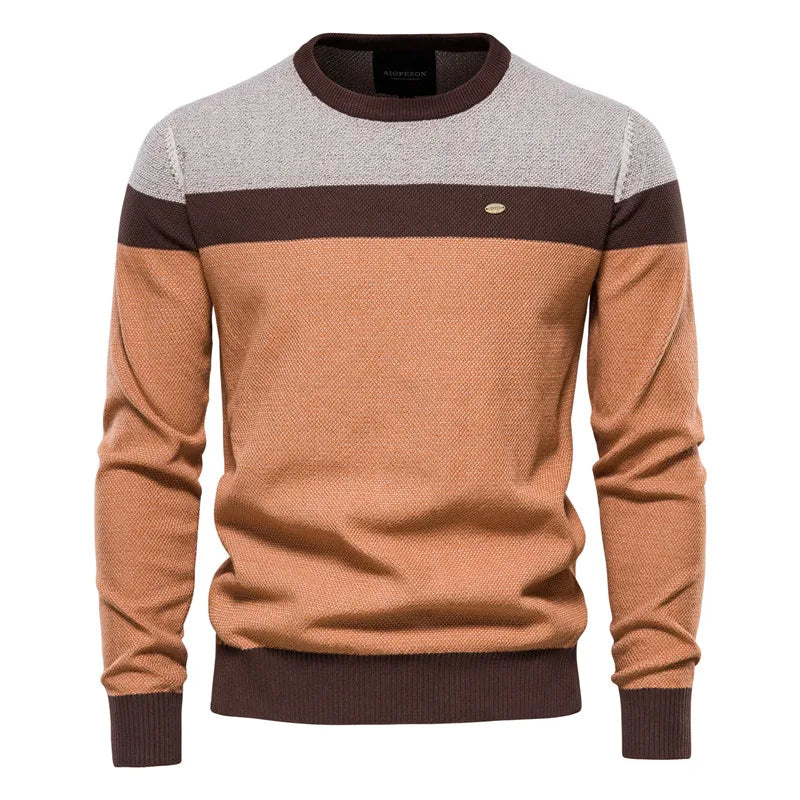 Oscar - Men's Sweater with Round Neck