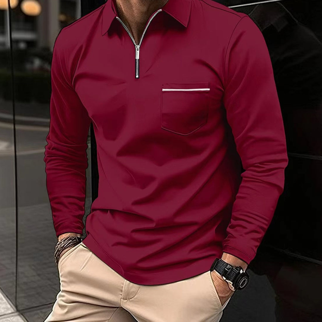 Ferro | Polo with Half Zip
