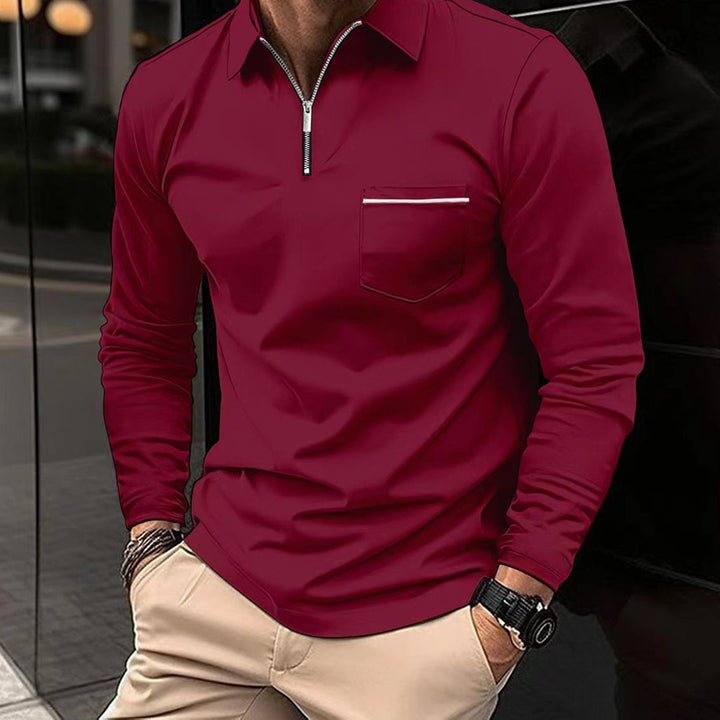 Ferro | Polo with Half Zip