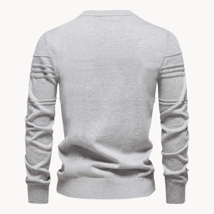 William - Stylish Men's Sweater with Check Design