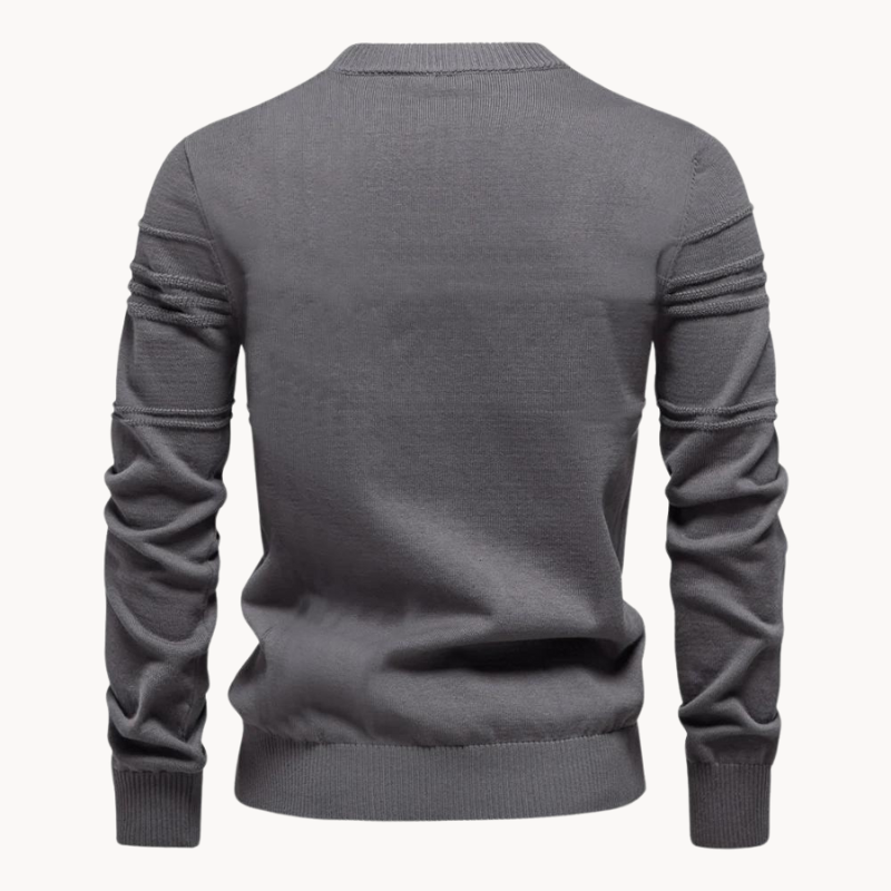 William - Stylish Men's Sweater with Check Design