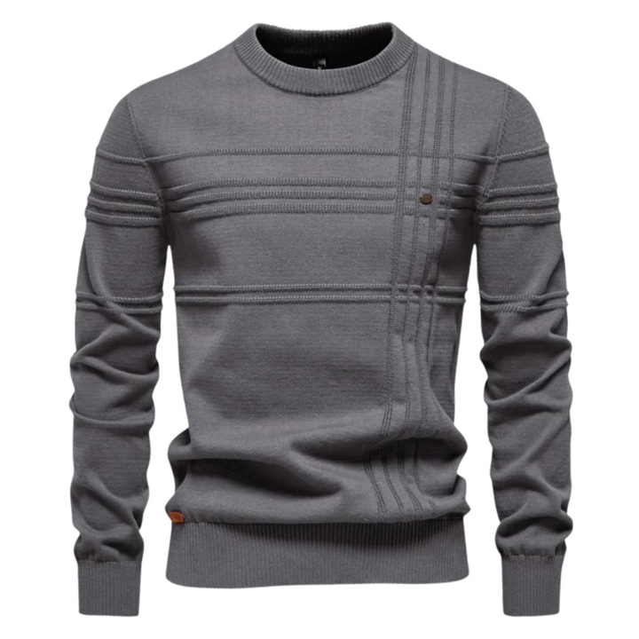 William - Stylish Men's Sweater with Check Design