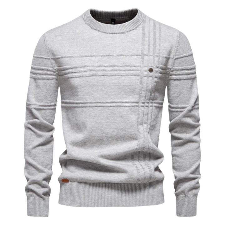 William - Stylish Men's Sweater with Check Design