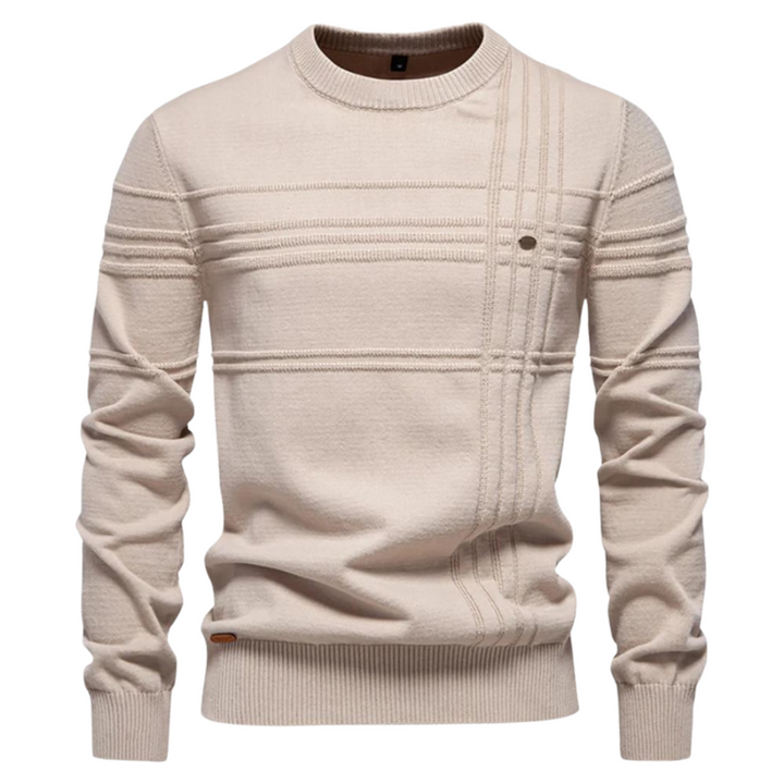 William - Stylish Men's Sweater with Check Design