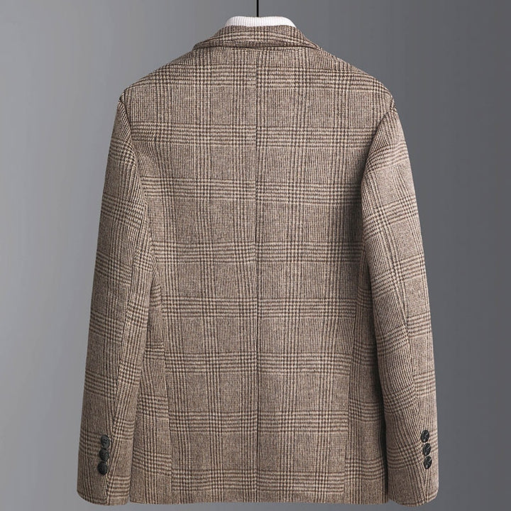Alban | Checked Wool Blend Jacket